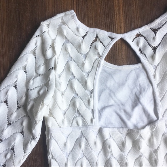 Free People | White Crochet Dress - Picture 6 of 8